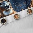 thumbnail image 4 of Homewish Moose Deer Elk Curtains Pack of 2 (42x84 Each) for Men, Mystic Jungle Animal Curtains Blackout, Rustic Lodge Cabin Bedroom Curtains, Curtains and Drapes Decor, 4 of 6