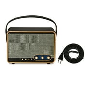 onn Large Wi-Fi Speaker with 360-Degree Directional Sound, Black