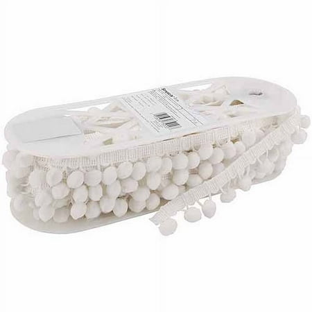 UPC: 0070659750007 | Simplicity Ball Fringe 1.125inchesx12yard White