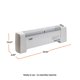 thumbnail image 3 of Calentador de zócalo EZ-HEAT de 1500 W con termostato de 150 m², 3 of 7