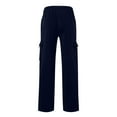 thumbnail image 4 of TMOYZQ Mens Big & Tall Casual Cotton Cargo Joggers Pants Lightweight Drawstring Athletic Workout Gym Running Stretch Sweatpants Outdoor Hiking Sports Jogging Pants with Multi Pockets, 4 of 4