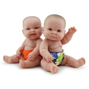 Kanga Care Rumparooz Reusable Baby Doll Diaper Set (2pk) for 10-16 Inch Dolls - Dragons Fly & Poppy