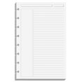 thumbnail image 2 of Levenger Circa Annotation 1/4 Inch Ruled Discbound Paper Refill, Disc Notebook and Planner Inserts, 300 sheets, Junior, 2 of 4