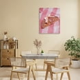 thumbnail image 3 of Stupell Industries Glam Glam Ribbon Croissant Canvas Art, 16 x 20, by LISH Creative, 3 of 8
