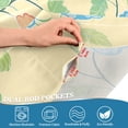 thumbnail image 5 of Yayeee Kitchen Curtains Tier Set of 2 Light Filtering 57"x24" Over Sink Window Panels, Colorful Flower, 5 of 7