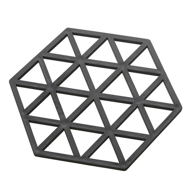CAROOTU Hexagonal Table Insulation Pad Multifunctional Heat-Resistant Non-Slip Coasters for Home Kitchen Restaurant