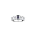 thumbnail image 1 of RYLOS Men's Rings Sterling Silver Classic 6X4MM Oval Gemstone & Diamond Ring Alexandrite June Birthstone Rings For Men, Silver Rings, Size 9, 1 of 7