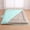 Aqua-Blue, variant on Queen Futon Mattress Cover 64" x 84", 100% Egyptian Cotton 400 Thread Count, L-Shaped 2-Side Zipper Closure, Japanese Floor Mattress Cover for 3-4 Inch Thick Pad, Replacement Cover, Teal Solid