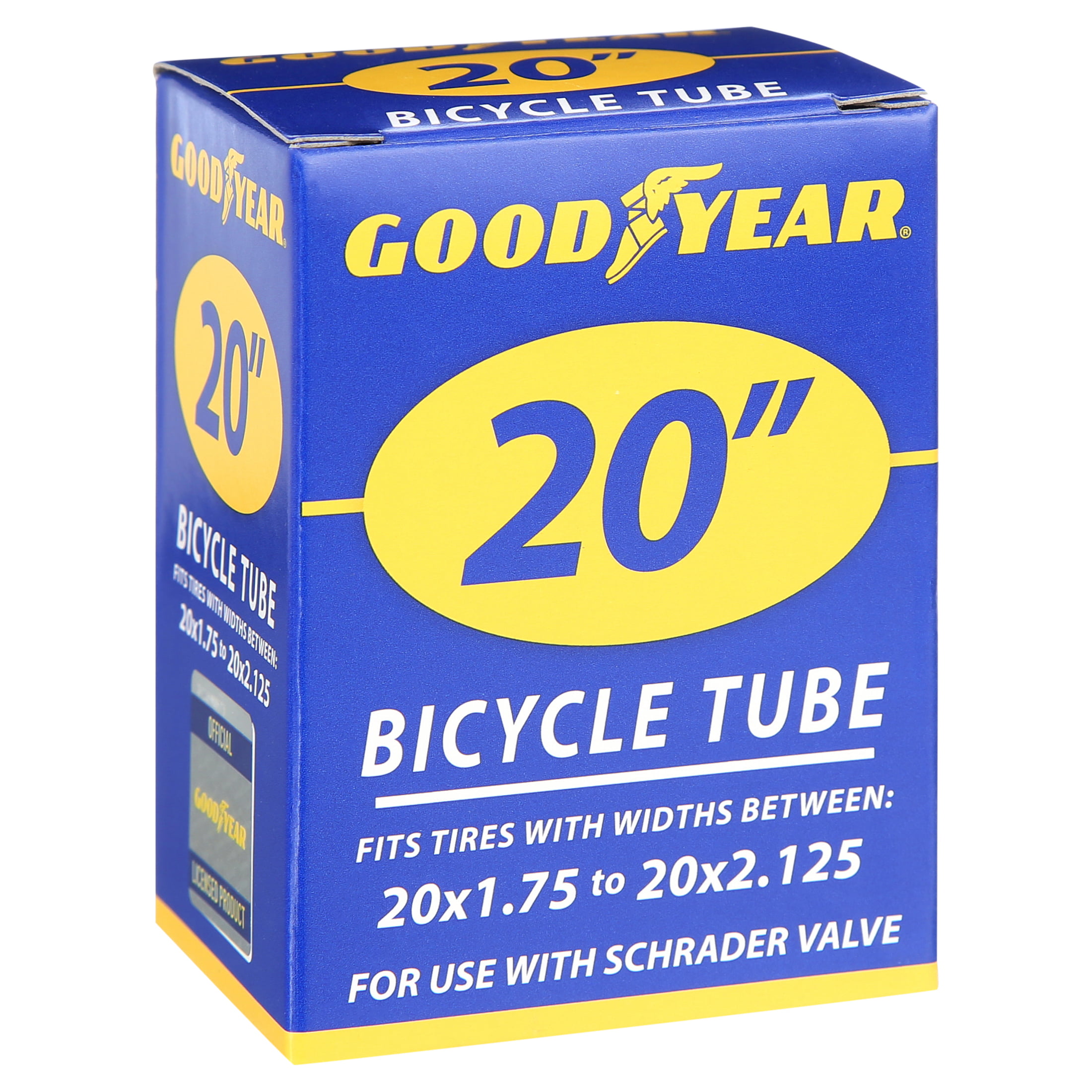 Nouveau Vélo GOODYEAR Tubes 20" Schrader Valve 20x1.75 à 2.125" pneu roue