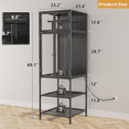 thumbnail image 2 of Vacmaster 3D Printer Cabinet with Double Layer 3D Printer Filament Storage Rack, T-Shaped Filament Bar & Noise-Reducing, Dust-Proof Design, Suitable for Studio, Office Storage and Organization, 2 of 9
