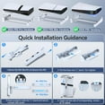 thumbnail image 4 of OIVO PS5/ Slim/Pro Horizontal Stand for Disc & Digital Console, Stable PS5 Accessories Base Stand with Upgraded Support Rods on Bottom & Scalable Design for PlayStation 5 Console-White, 4 of 7