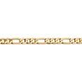 thumbnail image 3 of 14K Yellow Gold 7.5mm Flat Figaro Chain (22 X 7.5) Made In South Africa ffl200-22, 3 of 5