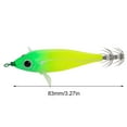 thumbnail image 3 of Señuelo 83mm Luminoso Calamar Pulpo Cebo Doble Gancho para Pesca Nocturna, 3 of 9