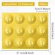 thumbnail image 2 of 408 pegatinas oficiales de huellas de corazón con relieve dorado, 5 cm, sellos autoadhesivos para sobres y etiquetas redondas., 2 of 6
