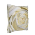 thumbnail image 2 of Bingfone White Rose Linen Throw Pillow Covers Cushion Case Pocket Button Vintage Farmhouse Pillowcase for Sofa Couch Bed 16"x16", 2 of 9