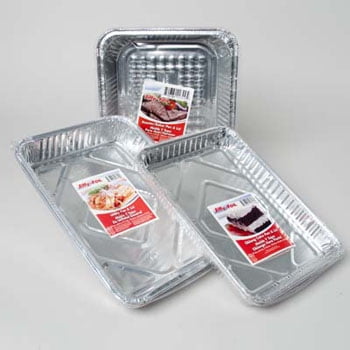 DollarItemDirect Aluminum Bakeware Pans with Lids, 44 Count