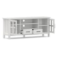thumbnail image 4 of Simpli Home Kitchener 60 inch Wide Solid Wood TV Stand in White For TVs up to 65 inches, 4 of 12