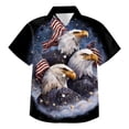 thumbnail image 4 of Staki Girls 4th of July Shirt 4th of July USA for Girls American Flag Patriotic Shirts 250th Anniversary Button Down Tee Top 4T 5T 467T(Light Pink,14-15 Years), 4 of 4