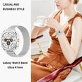 thumbnail image 4 of Correa de reloj GOLDTOLUCK compatible con Samsung Galaxy Watch 7 de 47 mm, 4 of 7