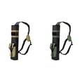thumbnail image 2 of SeekLGT 2PC Archery Back Quiver Set, Adjustable Three Point Harness Arrow Holder with Padded Shoulder Strap, Durable Oxford Fabric Bag for Bow Hunting, 2 Pack, 2 of 9