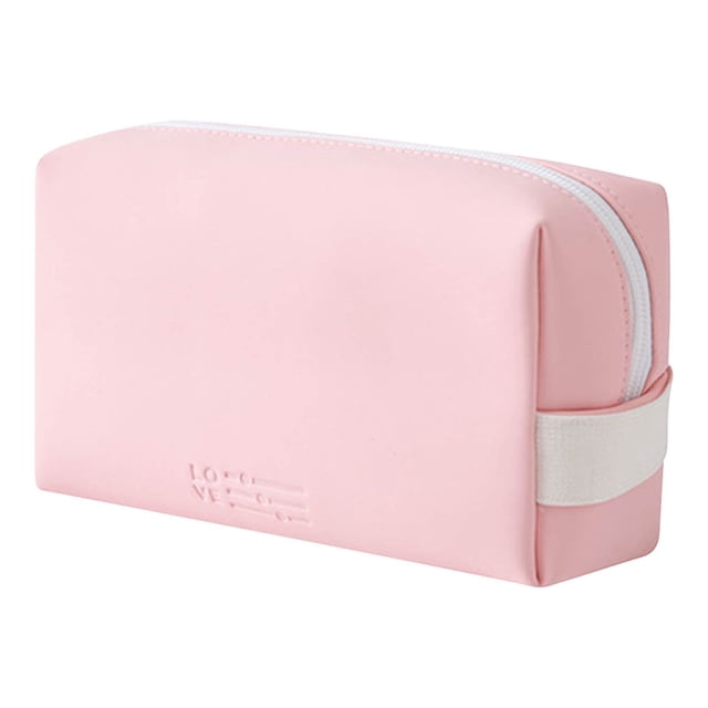 Xihbxyly Bolsa de Maquillaje Portátil, Separación de Artículos Húmedos y Secos, Fácil de Transportar, Gran Capacidad, Organizador de Viaje, Plegado Cómodo, Costuras Exquisitas, Material de Pu, Incluy