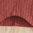 thumbnail image 5 of Ulitacool Girls Fall Outfits Long Sleeve Cat Themed Knit Hooded Top And Dress Outfit Cozy Winter Fall Wardrobe Classic Basic Playsuit red 2-3 Years, 5 of 9