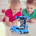 thumbnail image 3 of Mini coche de juguete 2 en 1, coche transformable, Robot de juguete para niños, niñas, regalo, 3 of 6