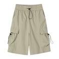thumbnail image 5 of CAIVO Women Utility Shorts For High Waist Shorts With Minimalist Design Summer Casual Wear For Everyday Style Simple Outdoor Work Solid Color Bottoms, 5 of 5