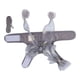 thumbnail image 2 of Juego de arnés y correa para gato, chaleco transpirable con lazo de hada, cuerda para gato para caminar al aire libre, gris hada L, 2 of 5