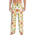 thumbnail image 2 of Kdxio Colorful Lemons Print Men's Sleep Pajama Pant Lounge Pants with Pockets, 2 of 8