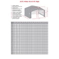 thumbnail image 3 of ShelterLogic ShelterTube 20 x 32 x 12 ft Grey Wind And Snow-Load Rated Garage, 3 of 12