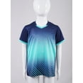 thumbnail image 3 of XUNZOO Boys Sport Tee Shirt Short Sleeve Football Top Training Base T-Shirt Athletic Shirt Running Navy Blue M, 3 of 7