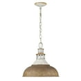 thumbnail image 3 of Golden Lighting Kinsley 1-light Pendant in Antique Rust shade, 3 of 5
