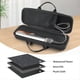 thumbnail image 5 of Para Airstrait HT01 Bolsa de Almacenamiento Plancha de Pelo Estuche Rígido de Transporte Impermeable Viaje Antiarañazos Negro Naranja, 5 of 5