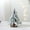 C, variant on SHIMELE Mini Christmas Tree Decorations Small Snow-Falling Potted Tree Multicolor Plastic Wood for Home Tabletop Holiday Decor