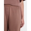 thumbnail image 5 of Joyspun Women’s Cotton Blend Sleep Lounge Pants, Sizes S-3X, 5 of 6