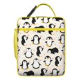 thumbnail image 5 of Winter Animal Insulated Lunch Bag Box Teen Reusable Lunch Bag with Detachable Handle Portable Lunch Bag Office Beach, 5 of 6