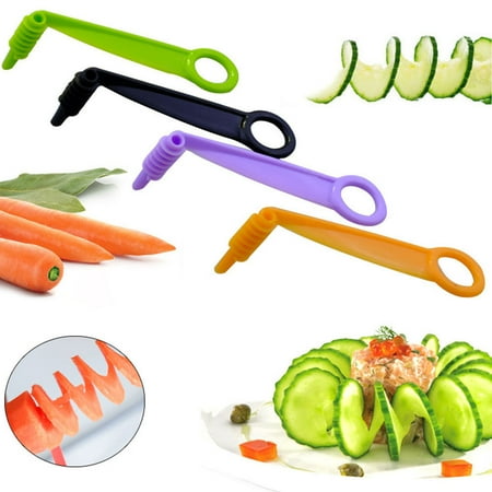 

Bueautybox 5Pcs Manual Spiral Screw Slicer Potato Carrot Cucumber Vegetables Cutting Tools