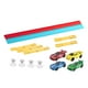 thumbnail image 5 of Pista de carreras flexible para niños con 4 autos de carrera para niños de 3 años o más. Diversión DIY versátil. Rojo y azul, 5 of 9