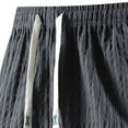 thumbnail image 4 of hlysgo Men's Big and Tall Shorts Linen Lightweight Comfy Cozy Short Summer Beach Breathable Short with Pockets Gray,3xL, 4 of 4