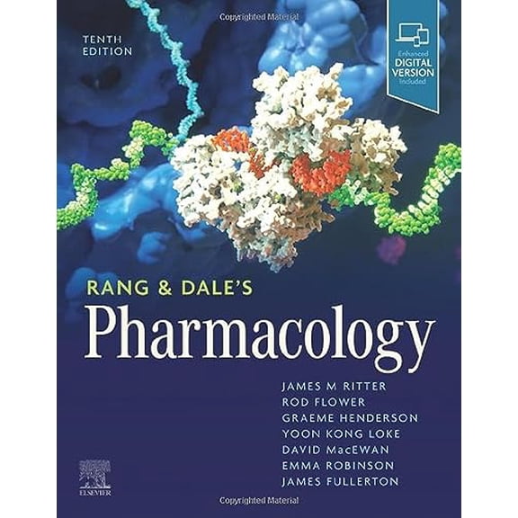 Pre-Owned Rang & Dale's Pharmacology [Paperback] Ritter DPhil FRCP FBPhS FMedSci, James M.; Flower PhD DSc FBPhS FMedSci FRS, Rod J.; Henderson BSc PhD FBPhS FSB, Graeme; Loke MB BS MRCP MD, Yoon Kong; MacEwan PhD FRSB FBPhS SFHEA, David; Robinson PhD FBPhS, Emma and Fullerton MA MBChB MRCP PhD FHEA., James