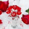 thumbnail image 4 of Figura de flores de cristal H&D HYALINE & DORA, rosa roja, 13,6 cm, 4 of 9