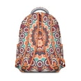 thumbnail image 3 of Bohemian Mantra Backpack - Stylish Waterproof Bookbag for Work & Campus, Spacious Laptop Bag with Organizer, Thoughtful Gift for Her & Him, 3 of 6