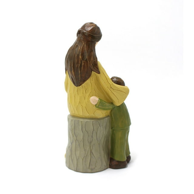 VONKY Mother Ornaments Decoration Mother's Day Gift Sculpture Statue Model Crafts Accessory Collectable Desktop Home