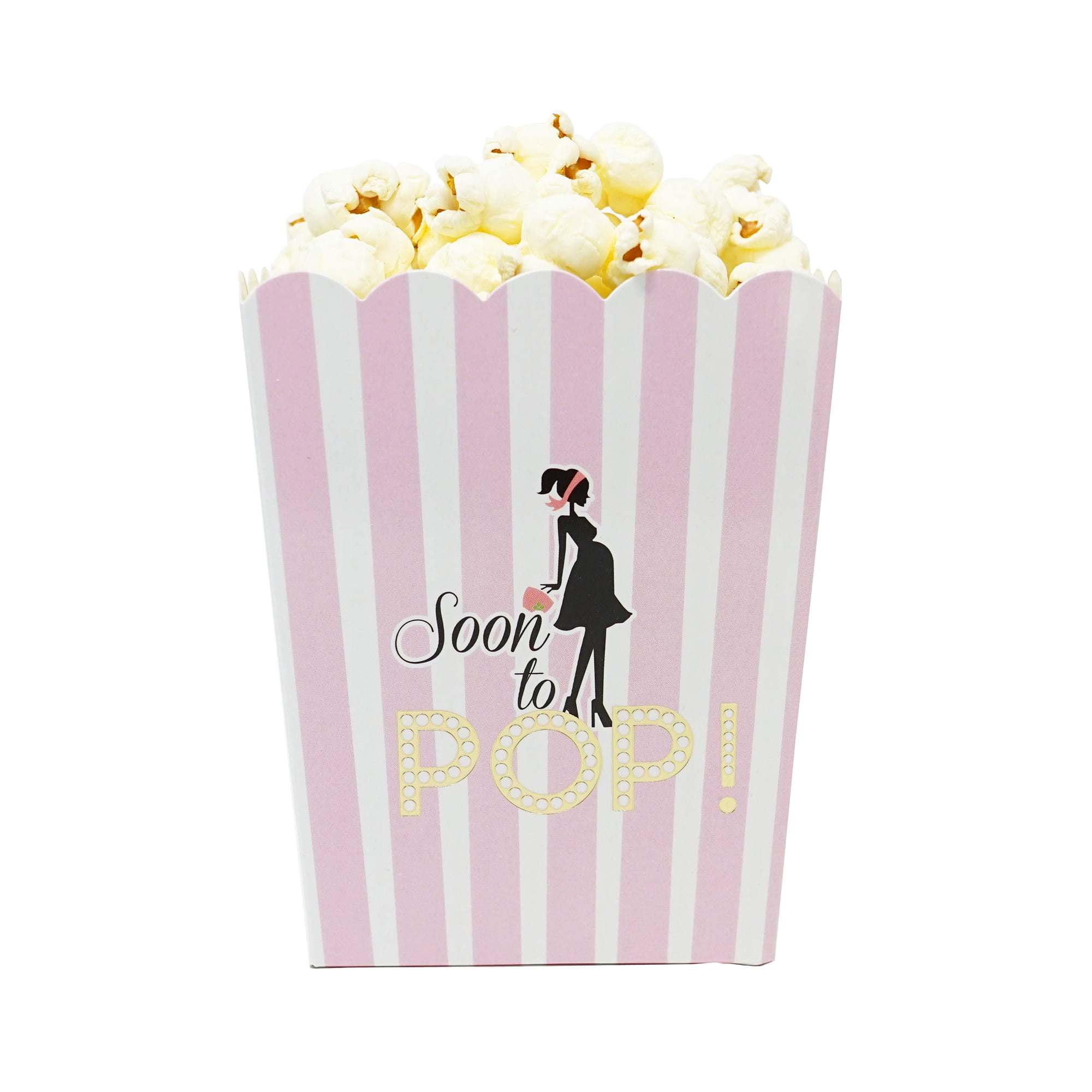 baby shower popcorn boxes