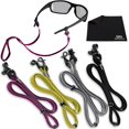 thumbnail image 1 of HAHADAXA Sports Sunglasses Strap - Yellow Pink, Yellow Pink, Large, 1 of 7