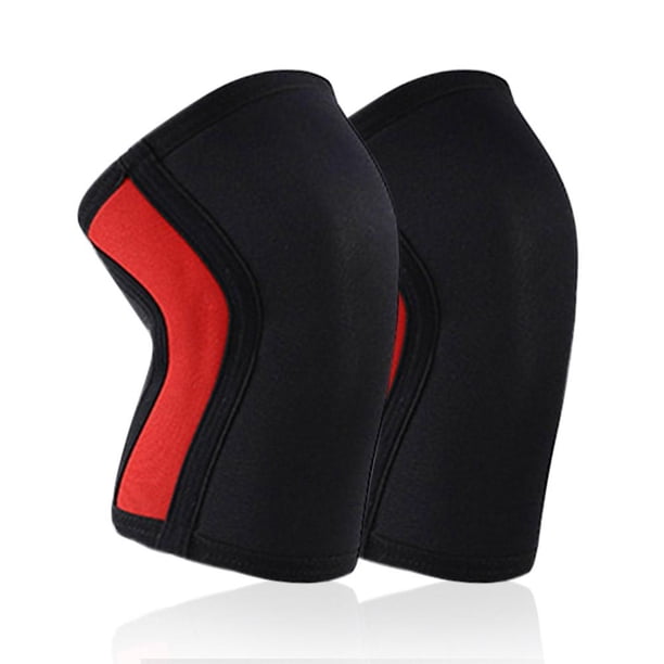 Protector de rodilla S Protector de neopreno acolchado para deportes al aire libre ( ) Rojo 1ud