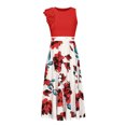 thumbnail image 3 of Traje de dos piezas informal de moda con cintura deportiva y estampado floral de verano para mujer Wmkox8yi  bvn643, 3 of 7
