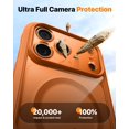 thumbnail image 4 of Funda para iPhone 17 Pro Max Diaclara, protección integral, color naranja, 4 of 5