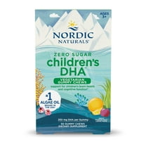 Nordic Naturals Children's DHA Vegetarian Gummy Chews - Kids DHA Omega-3 Supplement, 30 count